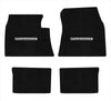 Lloyd Ultimat Front & Rear Mats for '59-60 Chevy Bel Air W/Black on Silver Chevy