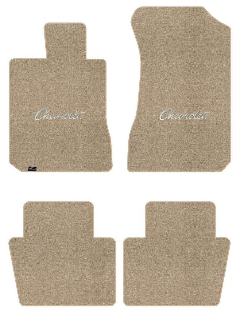 Lloyd Velourtex Front & Rear Mats for '72-76 Chevy Caprice W/Red Chevy Letters