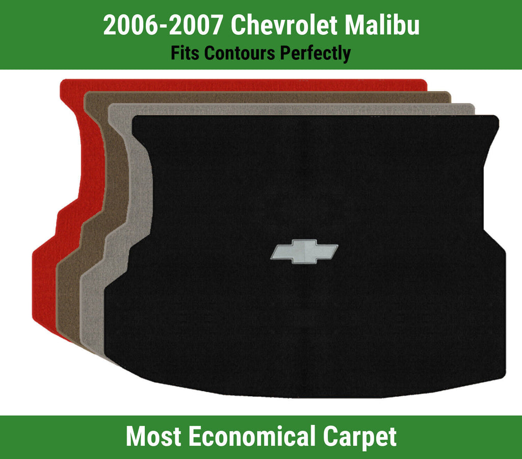 Lloyd Velourtex Trunk Carpet Mat for '06-07 Chevy Malibu W/Silver Chevy Bowtie