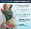 ComfiLife Premium Gel & Memory Foam Seat Cushion – Doctor Recommended Office Chair Cushion, Car Seat Cushion – Chair Cushions for Back & Sciatica Pain Relief – Seat Cushions for Office & Desk (Beige)