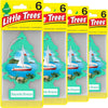 LITTLE TREES Air Fresheners Car Air Freshener. Hanging Tree Provides Long Lasting Scent for Auto or Home. Black Ice, 24 Air Fresheners