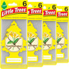 LITTLE TREES Air Fresheners Car Air Freshener. Hanging Tree Provides Long Lasting Scent for Auto or Home. Black Ice, 24 Air Fresheners