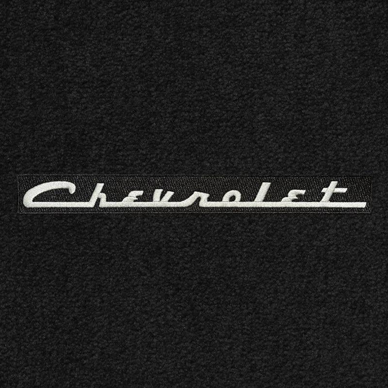 Lloyd Ultimat Front & Rear Mats for '69-71 Chevy Bel Air W/Silver on Black Chevy