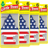 LITTLE TREES Air Fresheners Car Air Freshener. Hanging Tree Provides Long Lasting Scent for Auto or Home. Black Ice, 24 Air Fresheners