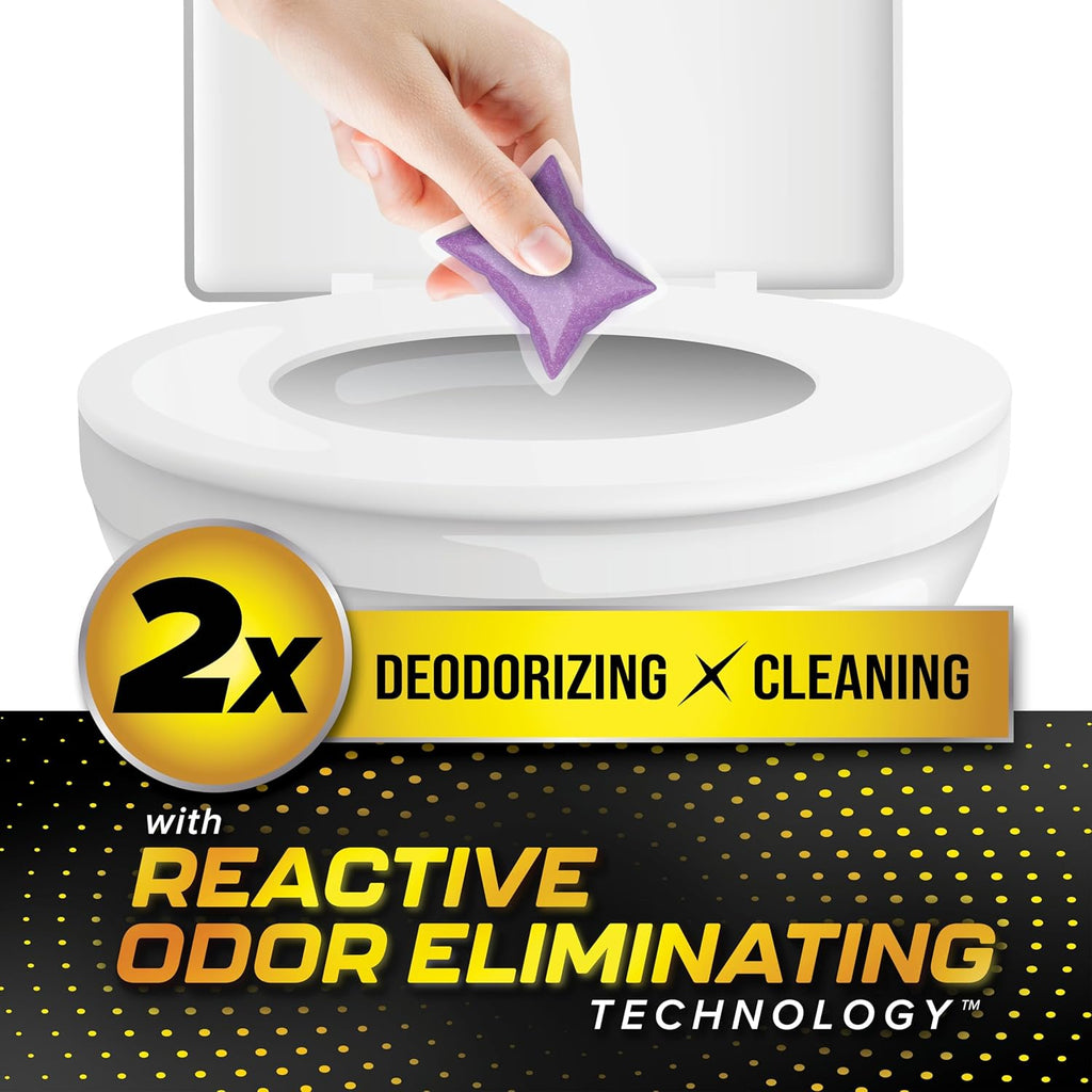 Camco TST MAX RV Toilet Treatment Drop-INs - Control Unwanted Odors & Break Down Waste and Tissue - Safe Septic Tank Treatment - Orange Scent, 30-Pack (41183)