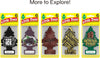 LITTLE TREES Air Fresheners Car Air Freshener. Hanging Tree Provides Long Lasting Scent for Auto or Home. Black Ice, 24 Air Fresheners