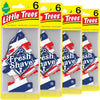LITTLE TREES Air Fresheners Car Air Freshener. Hanging Tree Provides Long Lasting Scent for Auto or Home. Black Ice, 24 Air Fresheners