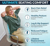 ComfiLife Premium Gel & Memory Foam Seat Cushion – Doctor Recommended Office Chair Cushion, Car Seat Cushion – Chair Cushions for Back & Sciatica Pain Relief – Seat Cushions for Office & Desk (Beige)