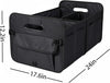 Car Trunk Organizer Car Storage Organizer Collapsible Multi Compartment Car Organizer Adjustable Straps for SUV(Beige)