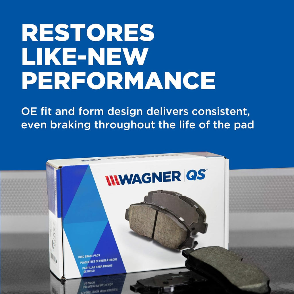 Wagner QuickStop ZD866 Front Disc Brake Pad Set Ceramic for Jeep Patriot