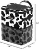HOTOR Car Trash Can with Lid and Storage Pockets - 100% Leak-Proof Organizer, Waterproof Garbage Can, Multipurpose Trash Bin for Car, 2 Gallons, Black