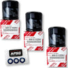 Genuine Oil Filter 90915-YZZN1 / 90915-YZZF2 with APSG Drain Plug Washers | 3 PACK | Compatible with Toyota/Lexus/Scion