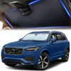 Jeep Windshield Sunshade | Protects Sun Visor from UV and Heat Protection | Fits for Wrangler, Gladiator, and Rubicon Models | Keeps Your Car Cool and Comfort | X-Small (60" x 21")