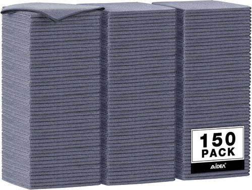 AIDEA Microfiber Cleaning Cloth, 50PK, Microfiber Towels for Cars, Premium All Purpose Car Cloths, Dusting Cloth Cleaning Rags, Absorbent Towels for SUVs, House, Kitchen, Window, 12