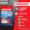 Loctite Threadlocker Blue 242 - Removable Thread Lock Glue for Nuts, Bolts, & Fasteners, Medium Strength Screw Glue to Prevent Loosening & Corrosion - 6 ml, 1 Pack