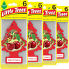 LITTLE TREES Air Fresheners Car Air Freshener. Hanging Tree Provides Long Lasting Scent for Auto or Home. Black Ice, 24 Air Fresheners