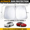Jeep Windshield Sunshade | Protects Sun Visor from UV and Heat Protection | Fits for Wrangler, Gladiator, and Rubicon Models | Keeps Your Car Cool and Comfort | X-Small (60" x 21")