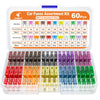 JOREST 300Pcs Car Fuse Assortment Kit, 160 Mini Blade Fuses Automotive + 90 Standard Auto Fuses + 50 Micro + Puller – Replacement for RV Camper Boat Truck (2Amp 3A 5A 7.5A 10A 15A 20A 25A 30A 35A 40A)