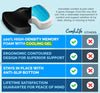 ComfiLife Premium Gel & Memory Foam Seat Cushion – Doctor Recommended Office Chair Cushion, Car Seat Cushion – Chair Cushions for Back & Sciatica Pain Relief – Seat Cushions for Office & Desk (Beige)