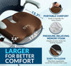 ComfiLife Premium Gel & Memory Foam Seat Cushion – Doctor Recommended Office Chair Cushion, Car Seat Cushion – Chair Cushions for Back & Sciatica Pain Relief – Seat Cushions for Office & Desk (Beige)