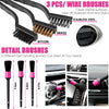Viewsun 17pcs Car Cleaning Kit, Pink Car Interior Detailing Kit with High Power Handheld Vacuum, Detailing Brush Set, Windshield Cleaner, Cleaning Gel, Complete Auto Accessories for Women Gift