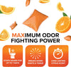 Camco TST MAX RV Toilet Treatment Drop-INs - Control Unwanted Odors & Break Down Waste and Tissue - Safe Septic Tank Treatment - Orange Scent, 30-Pack (41183)