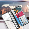 CoBak Car Registration and Insurance Holder - Vehicle Glove Box Car Organizer, Auto Truck Comparment Accessories Case for Essential Document, Driver License, Cards