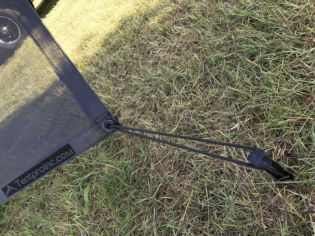 Tentproinc RV Awning Sun Shade Screen Sunshade 8' X 15' 3'' (Fit for 16' Awning)- Mesh Sunscreen Motorhome Camper Trailer Awning Shade Screen UV Blocker Completed Kits - 3 Year Warranty (Black)