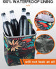 HOTOR Car Trash Can with Lid and Storage Pockets - 100% Leak-Proof Organizer, Waterproof Garbage Can, Multipurpose Trash Bin for Car, 2 Gallons, Black