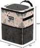 HOTOR Car Trash Can with Lid and Storage Pockets - 100% Leak-Proof Organizer, Waterproof Garbage Can, Multipurpose Trash Bin for Car, 2 Gallons, Black