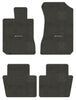 Lloyd Velourtex Front & Rear Mats for '84-85 Accord W/Red & Black Honda H & Word