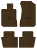 Lloyd Luxe Front & Rear Mats for '96-98 Tracker W/Black Outline Chevy Bowtie