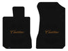 Lloyd Velourtex Front Mats for '69-70 Cadillac Calais W/Gold on Black Cadillac