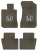 Lloyd Ultimat Front & Rear Mats for '96-00 Honda Civic W/Silver on Black Honda H