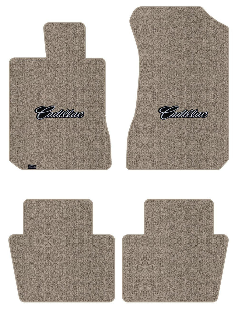 Lloyd Berber Front & Rear Mats for '71-73 Calais W/Silver on Black Cadillac