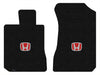 Lloyd Luxe Front Carpet Mats for '08-12 Honda Accord W/Red on Black Honda H Logo