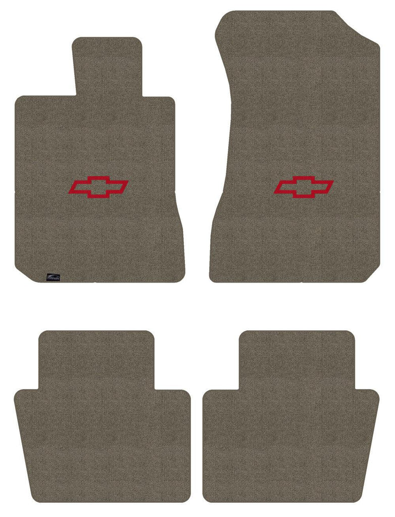 Lloyd Ultimat Front & Rear Mats for '73-77 Laguna W/Red Chevy Outline Bowtie