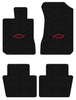 Lloyd Luxe Front & Rear Mats for '69-71 Chevy Bel Air W/Red Chevy Outline Bowtie