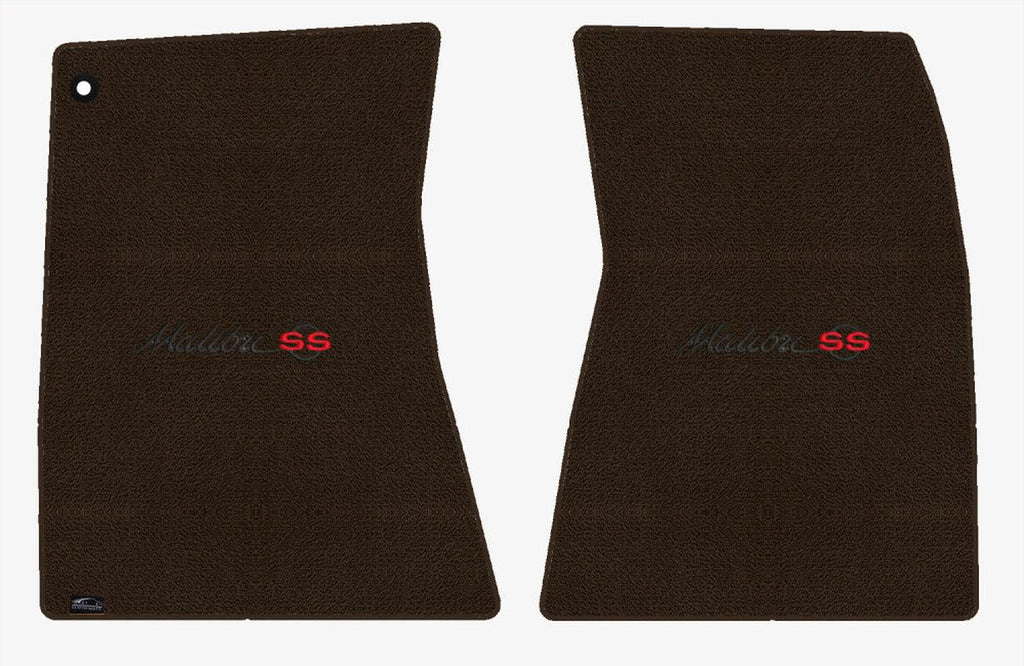 Lloyd Classic Loop Front Mats for '68-69 Chevy Malibu W/Black/Red Malibu SS