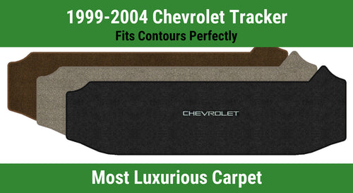 Lloyd Luxe Small Cargo Mat for '99-04 Chevy Tracker W/Chevy Silver on Black