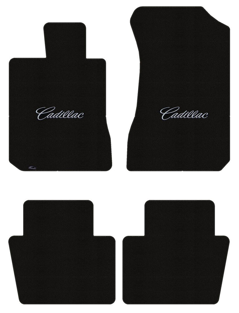Lloyd Loop Front & Rear Mats for '69-70 Calais W/Silver on Black Cadillac