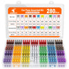 JOREST 300Pcs Car Fuse Assortment Kit, 160 Mini Blade Fuses Automotive + 90 Standard Auto Fuses + 50 Micro + Puller – Replacement for RV Camper Boat Truck (2Amp 3A 5A 7.5A 10A 15A 20A 25A 30A 35A 40A)