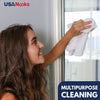 USANOOKS Microfiber Cleaning Cloth Grey - 12 Pcs (12.5"x12.5") - High Performance - 1200 Washes, Ultra Absorbent Microfiber Towel Weave Grime & Liquid for Streak-Free Mirror Shine - Car Washing Cloth