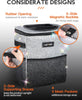 HOTOR Car Trash Can with Lid and Storage Pockets - 100% Leak-Proof Organizer, Waterproof Garbage Can, Multipurpose Trash Bin for Car, 2 Gallons, Black