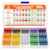 JOREST 300Pcs Car Fuse Assortment Kit, 160 Mini Blade Fuses Automotive + 90 Standard Auto Fuses + 50 Micro + Puller – Replacement for RV Camper Boat Truck (2Amp 3A 5A 7.5A 10A 15A 20A 25A 30A 35A 40A)