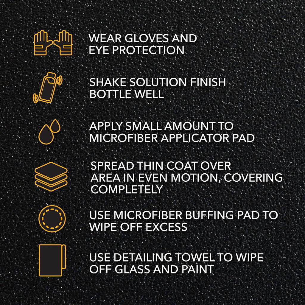 Black Plastic & Vinyl Trim Restorer - Use for Car and Truck Detailing, No Wet Look, Instantly Revives Color to Trim, Bumpers, Mud Flaps, Etc., Black (12 oz)