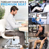 ComfiLife Premium Gel & Memory Foam Seat Cushion – Doctor Recommended Office Chair Cushion, Car Seat Cushion – Chair Cushions for Back & Sciatica Pain Relief – Seat Cushions for Office & Desk (Beige)