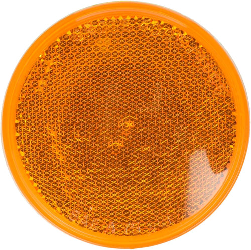 Grote 40053-5 Yellow Round Stick-On Reflector