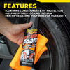 Meguiar's Hot Shine Tire Foam - High Goss Tire Shine That Cleans, Shines, and Protects in One, Deep, Black Shine with Conditioners and UV Protection to Help Keep Tires Looking Like New, 19 Oz Aerosol