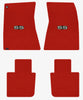 Lloyd Velourtex Front & Rear Mats for '68-69 Chevy Malibu W/Silver on Black SS